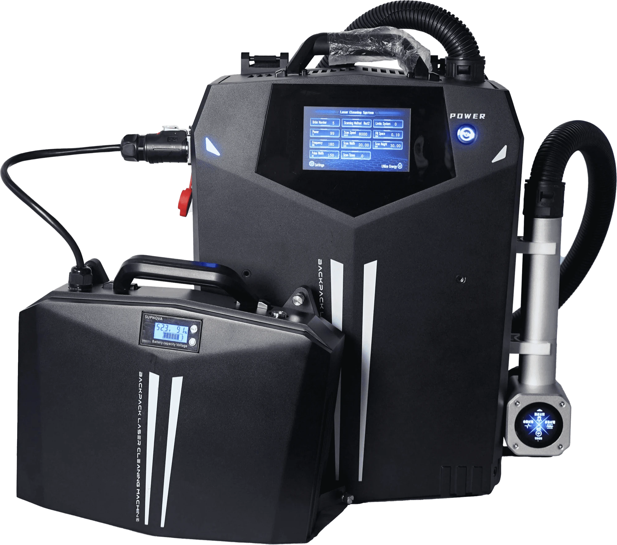 LC100-300W handheld laser cleaner